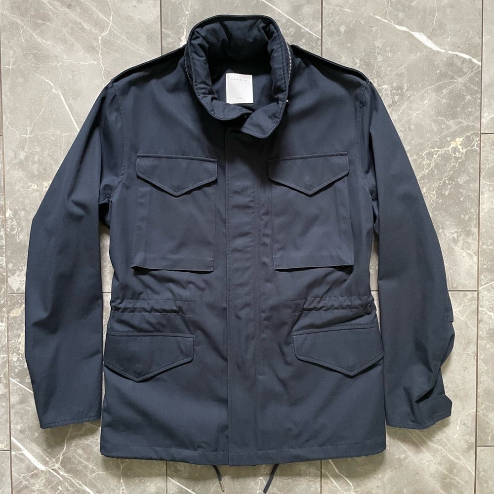 Sandro Paris Explorer Hooded Field Jacket - NWT